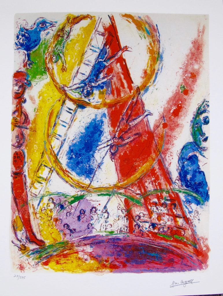 Marc Chagall Carmen Limited Edition Facsimile Signed Small Giclee