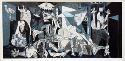 Pablo Picasso GUERNICA Estate Signed Limited Edition Giclee Art 24" x 50"