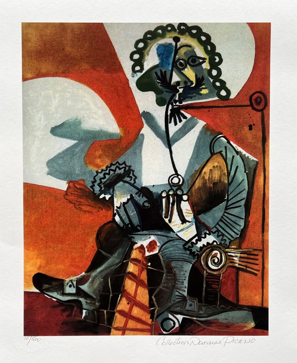 #103 BUCKLED SHOE MAN Pablo Picasso Estate Signed Giclee