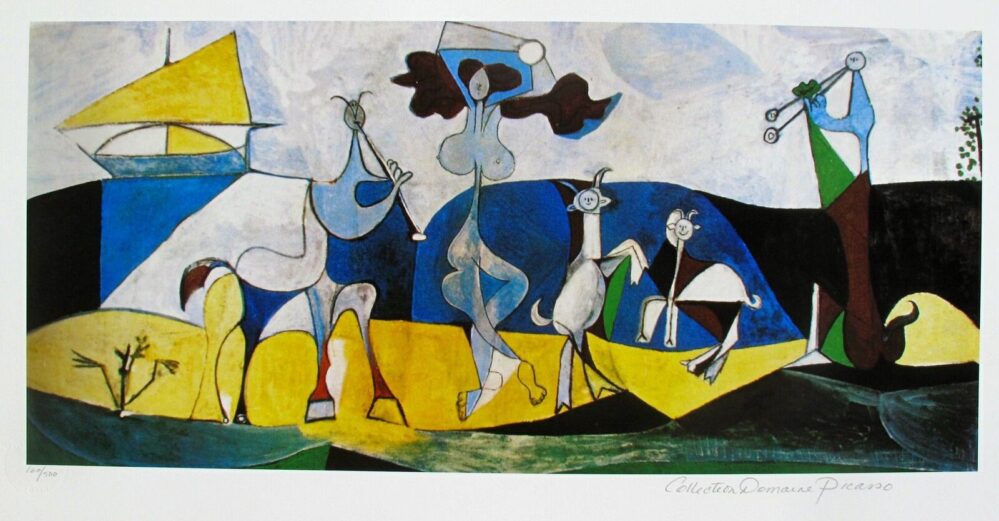 #31 JOY OF LIVING Pablo Picasso Estate Signed Giclee