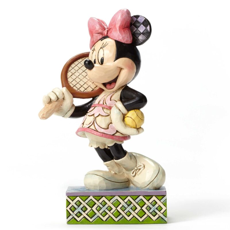 Disney MINNIE MOUSE TENNIS PLAYER Jim Shore 2016 Sculpture Figurine