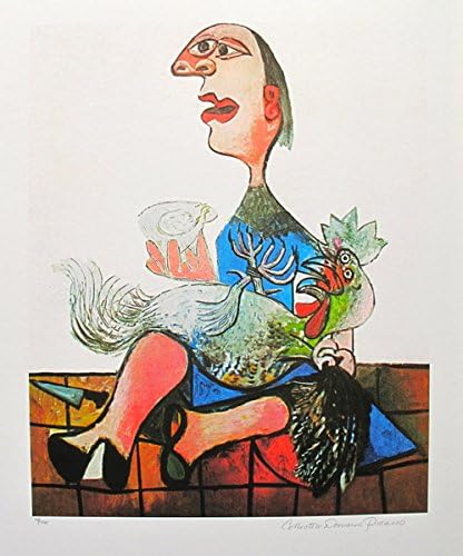 #124 Picasso Woman with Rooster