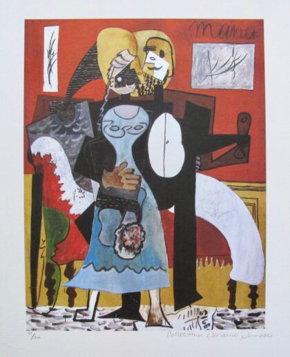 #65 DANCING COUPLE Pablo Picasso Estate Signed Giclee