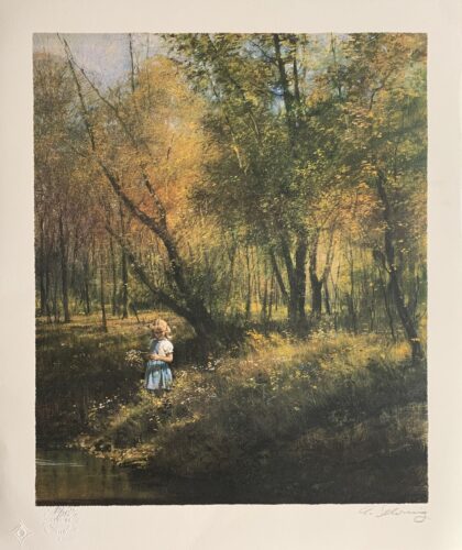 ADOLF SEHRING SUN AND SHADE Hand Signed Limited Edition Lithograph