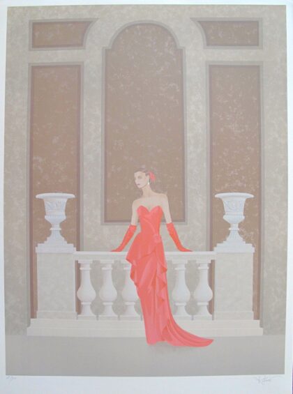 ANNIE RETIVAT L'ete Opera THE OPERA Hand Signed Limited Edition Lithograph