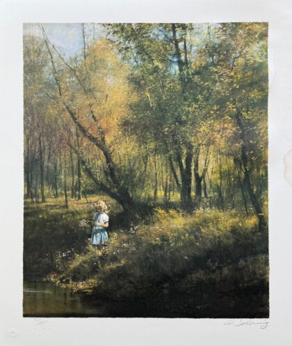 Adolf Sehring SUN AND SHADE Hand Signed Limited Edition Lithograph