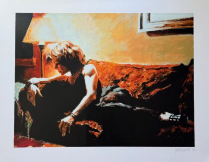 Aldo Luongo SILHOUETTE Hand Signed Limited Edition Serigraph Art 31 x 39