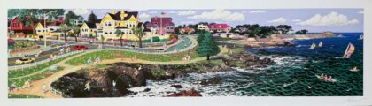 Alexander Chen LOVERS POINT Hand Signed Limited Edition Serigraph