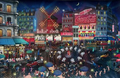 Alexander Chen MOULIN ROUGE Hand Signed Limited Edition Serigraph