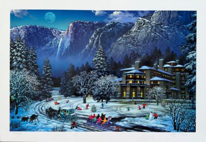 Alexander Chen YOSEMITE WINTER Hand Signed Limited Edition Serigraph