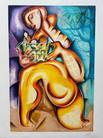 Alexandra Nechita A NEW TOMORROW Hand Signed Limited Edition Lithograph