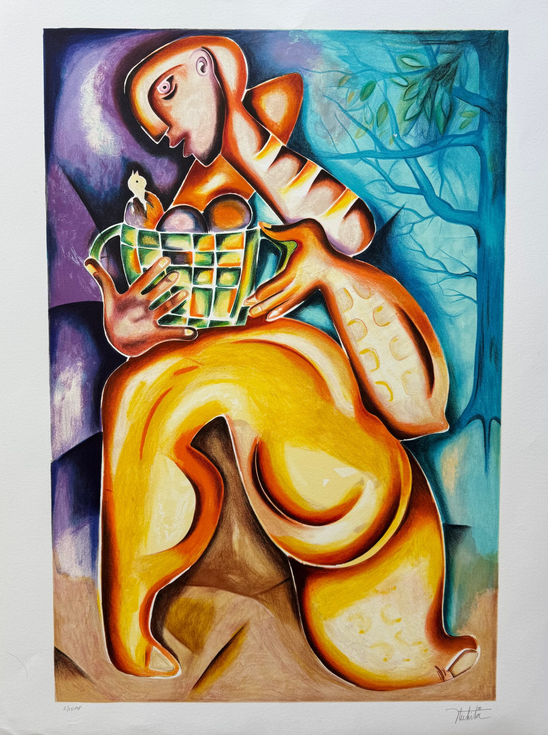 Alexandra Nechita A NEW TOMORROW Hand Signed Limited Edition Lithograph