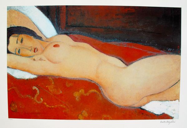 Amadeo Modigliani RECLINING NUDE Signed Limited Edition Large Giclee