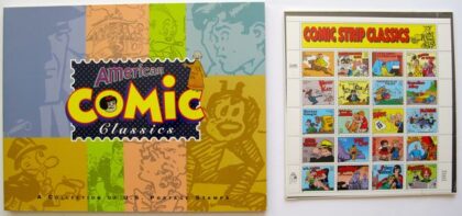 American Comic Classics Book with 20 Postage Stamps United States Postal