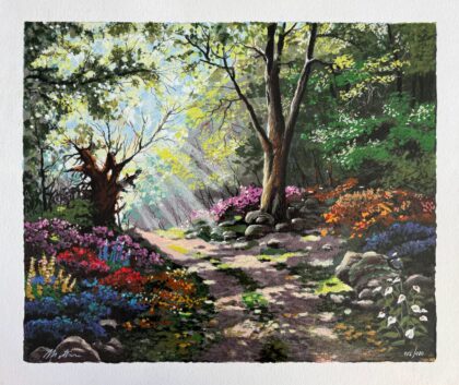 Anatoly Metlan RAYS OF SUNSHINE Hand Signed Limited Edition Serigraph
