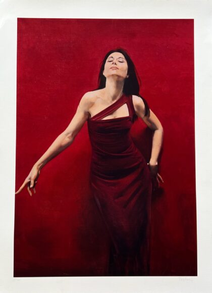 Andres Garcia Ibanez CRIMSON II Hand Signed Limited Edition Giclee