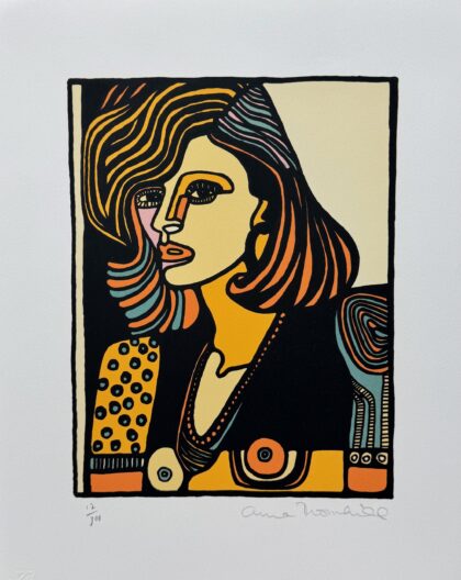 Anna Thornhill FLIRTY Hand Signed Limited Edition Lithograph