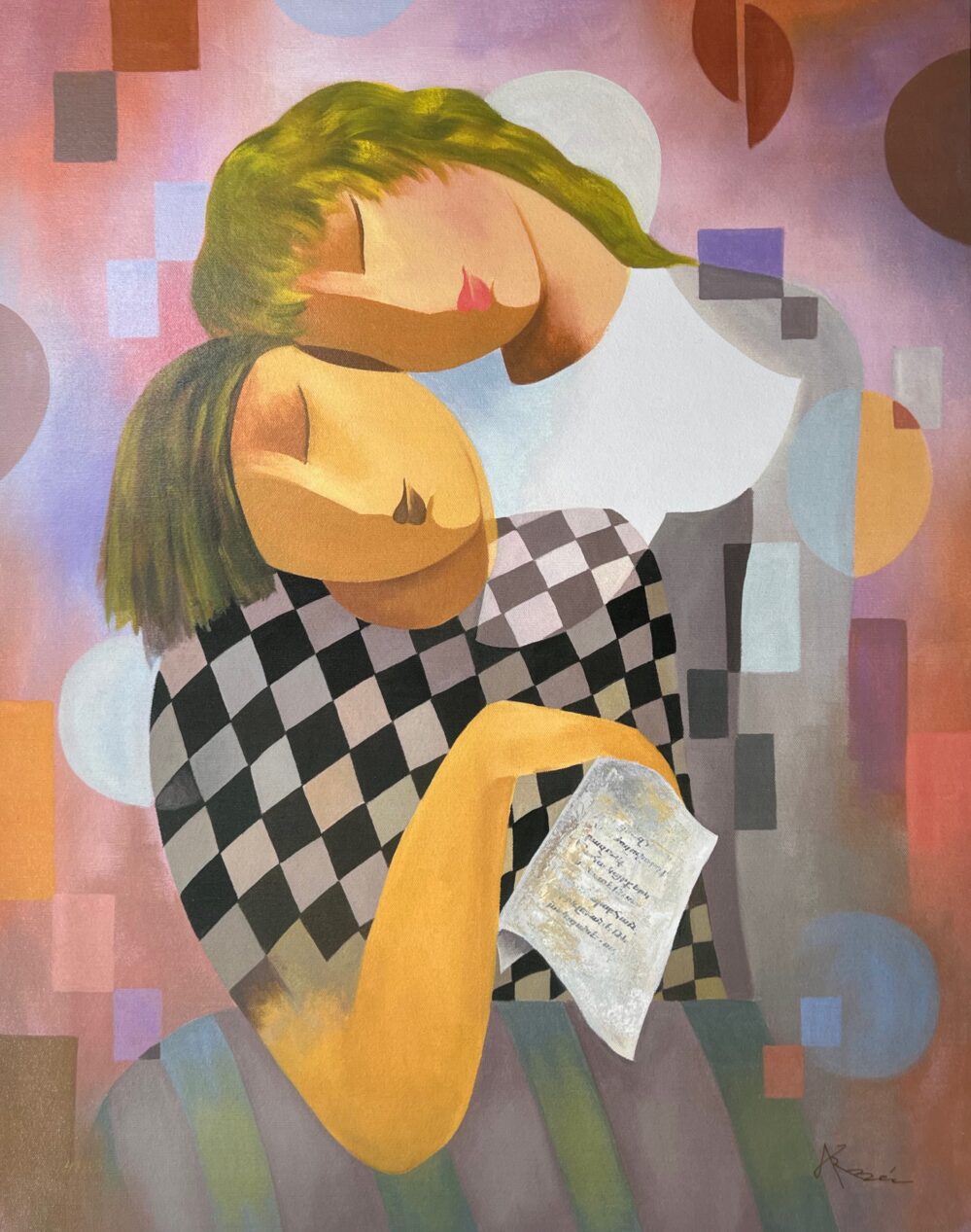 Arbe UNION Hand Signed Limited Edition Giclee on Canvas