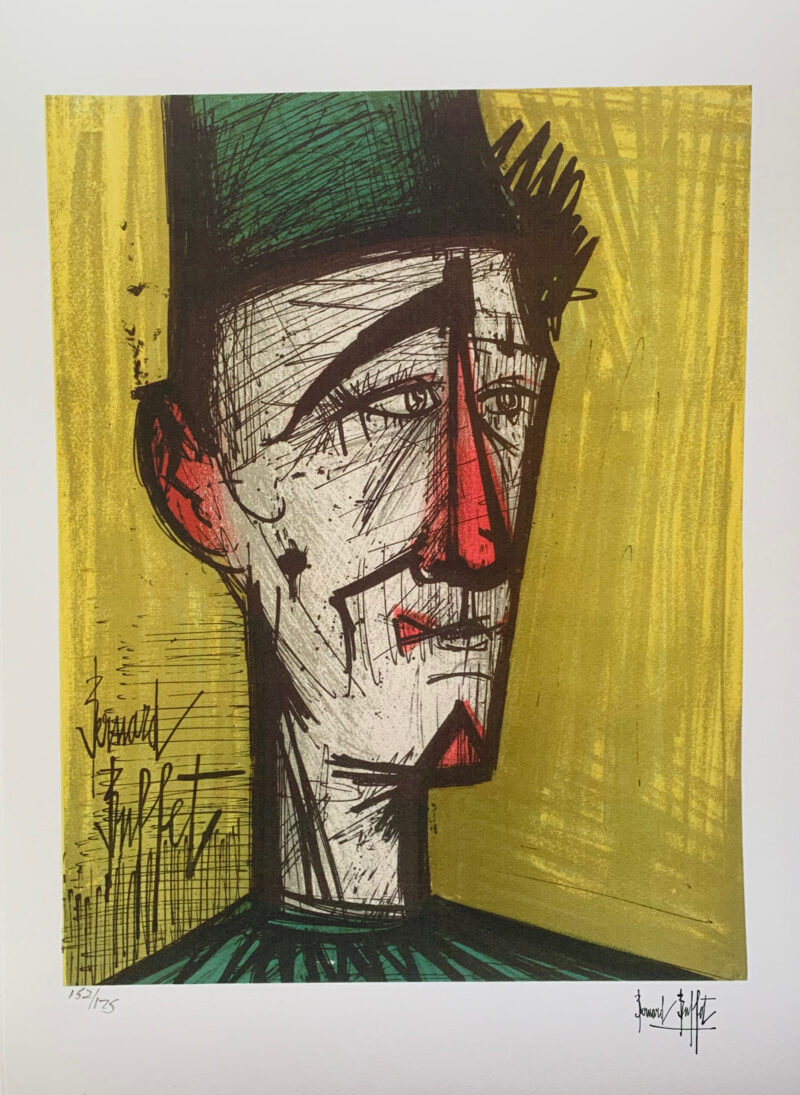 Bernard Buffet JOJO LE CLOWN Facsimile Signed Limited Edition Giclee