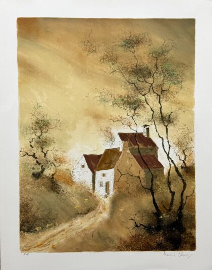 Bernard Charoy HOME 1978 Hand Signed Limited Edition Lithograph