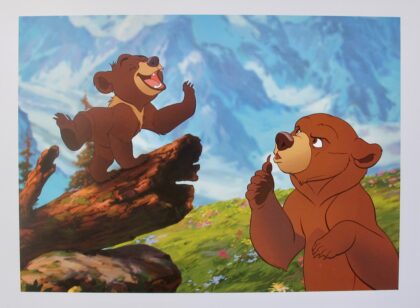 DISNEY BROTHER BEAR KENAI and KODA Lithograph