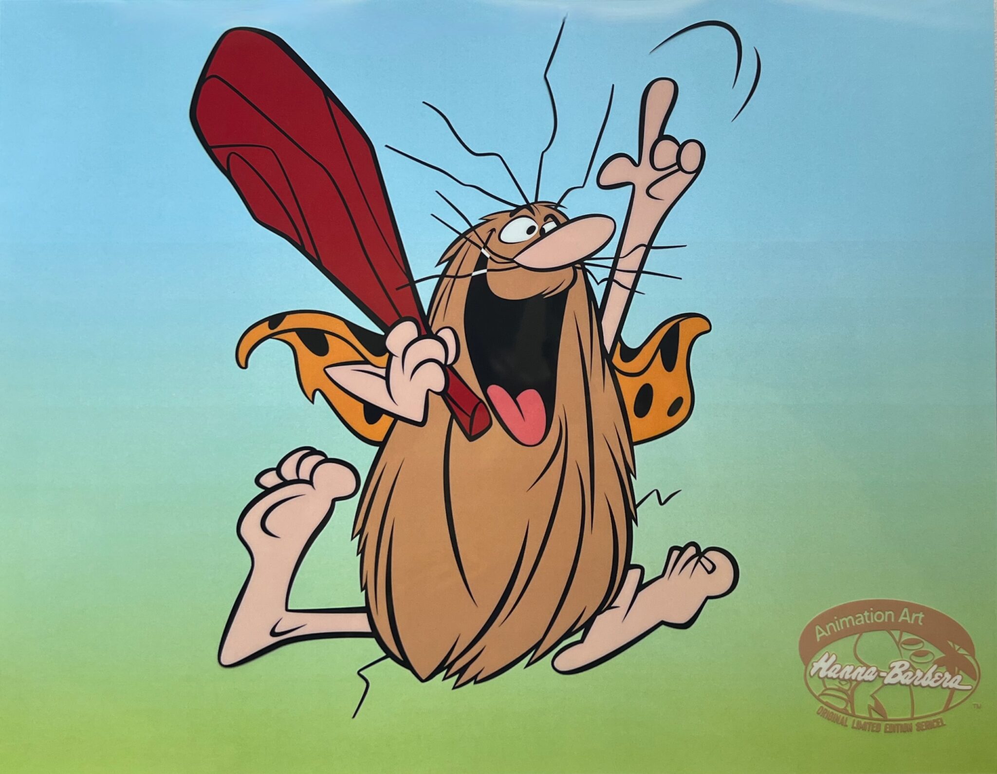 CAPTAIN CAVEMAN Sericel Animation Art Cel Hanna Barbera - Forgotten ...