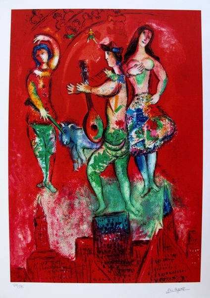 Marc Chagall CARMEN Limited Edition Facsimile Signed Small Giclee