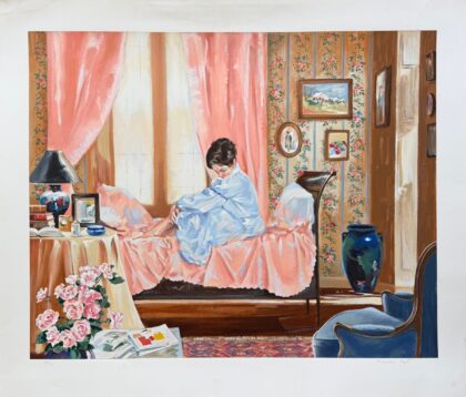 Charles Apt DREAMS Hand Signed Limited Edition Serigraph Art 31 x 37