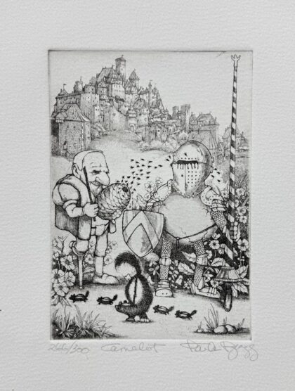 Charles Bragg CAMELOT Hand Signed Limited Edition Etching