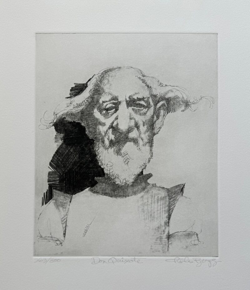 Charles Bragg DON QUIXOTE Hand Signed Limited Edition Etching