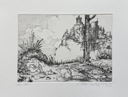 Charles Bragg THE CAPTURE Hand Signed Limited Edition Etching CAMELOT SERIES