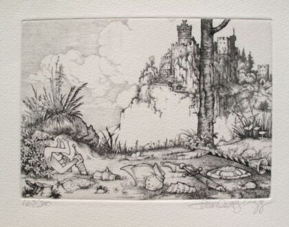 Charles Bragg THE CAPTURE from CAMELOT SERIES Hand Signed Limited Edition Etching