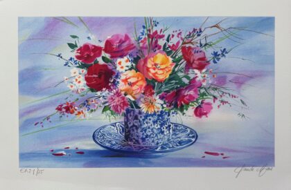 Claude Mars SPRING BOUQUET I Hand Signed Limited Edition Lithograph