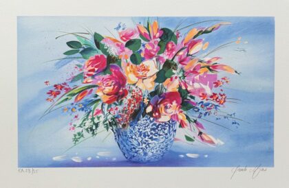 Claude Mars SPRING BOUQUET II Hand Signed Limited Edition Lithograph