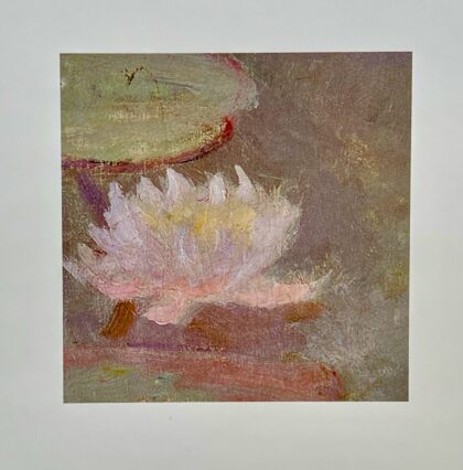 Claude Monet LE NINFEE ROSA Detail I Lithograph