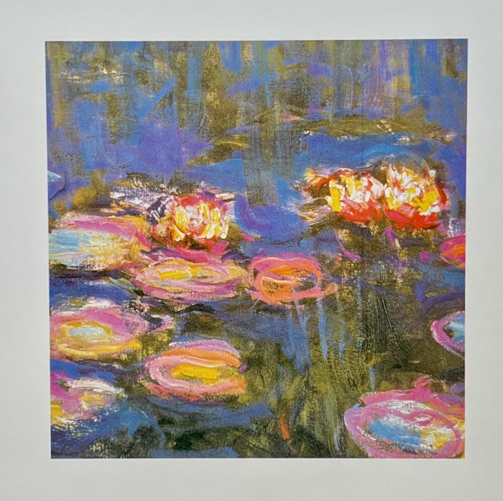 Claude Monet WATER LILLIES Detail II Lithograph