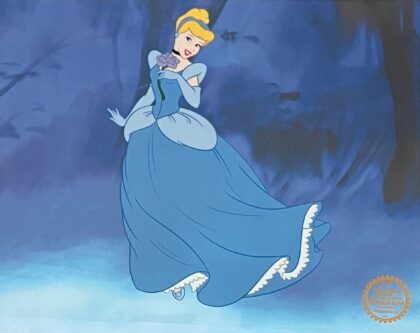 Disney CINDERELLA Sericel Animation Art Serigraph Cel