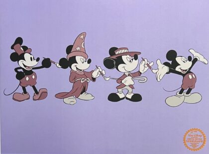 DISNEY Mickey Mouse Through the Years Limited Edition Sericel