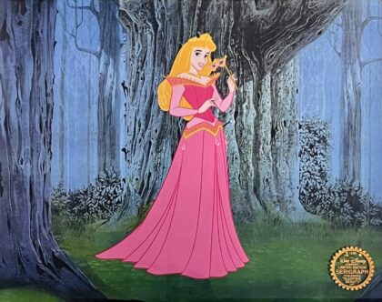 DISNEY SLEEPING BEAUTY AURORA Sericel