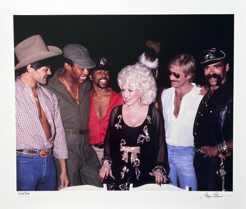 DOLLY PARTON THE VILLAGE PEOPLE Hand Signed Ltd Ed. Photograph GREGG COBARR