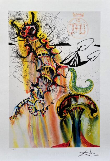 Dali Advice from a Caterpillar large giclee