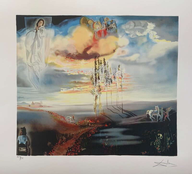 Salvador Dali GALA'S DREAM Facsimile Signed & Numbered Large Giclee