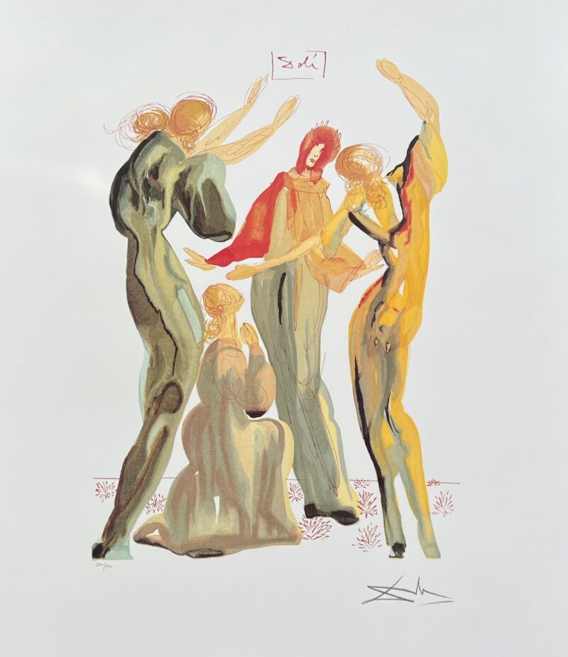 Salvador Dali LE DANSE Limited Edition Signed Lithograph