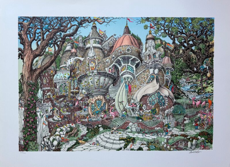 Dave Badger FEATHERWOOD Hand Signed Limited Edition Serigraph