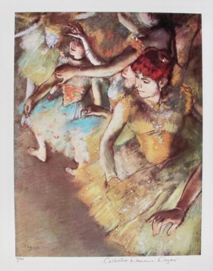 EDGAR DEGAS BALLET DANCERS Estate Signed Limited Edition Giclee