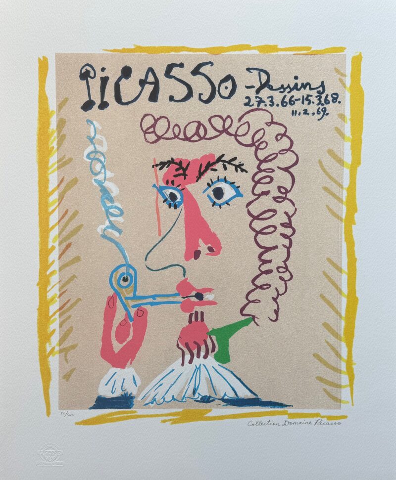 #147 DESSINS Pablo Picasso Estate Signed Giclee