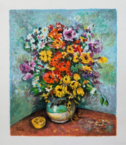 Dimitry Polak SPRING BOUQUET Hand Signed Limited Edition Serigraph