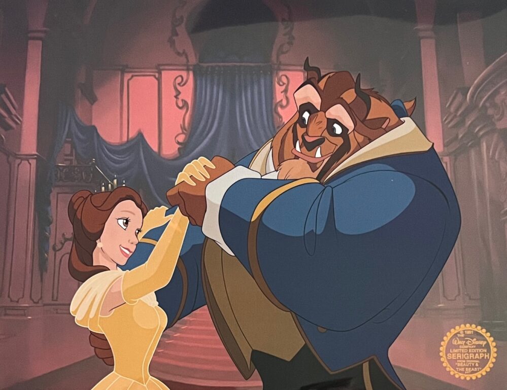 Disney BEAUTY AND THE BEAST Limited Edition Sericel Animation Art