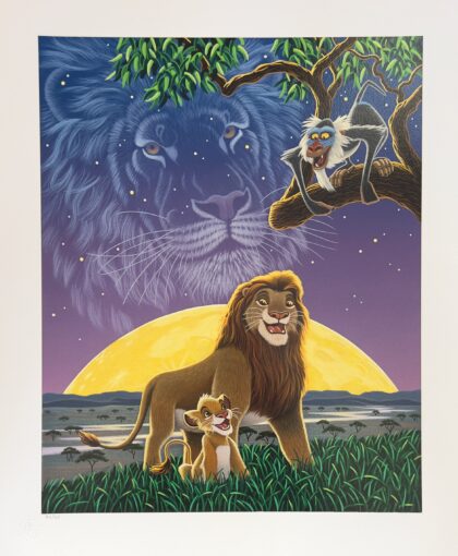 Disney LION KING Limited Edition Serigraph by William Schimmel