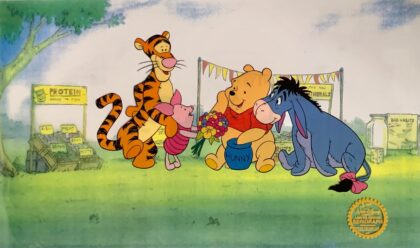 Disney WINNIE THE POOH Limited Edition Sericel Animation Art Cel